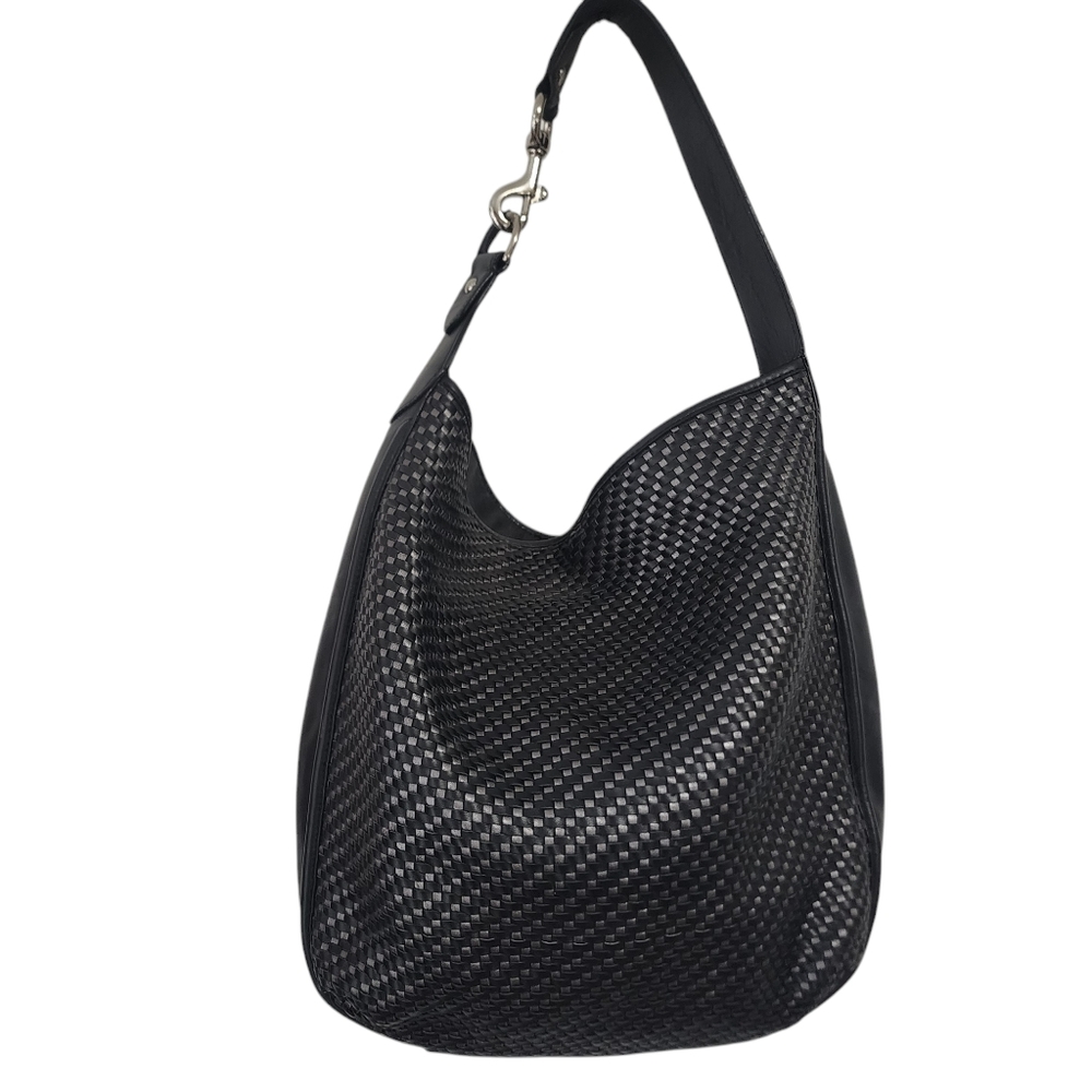 Coach Black and Gray Hobo Bag